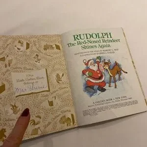 A Golden Book | Holiday | Rudolph The Red Nosed Reindeer Shines Again A ...